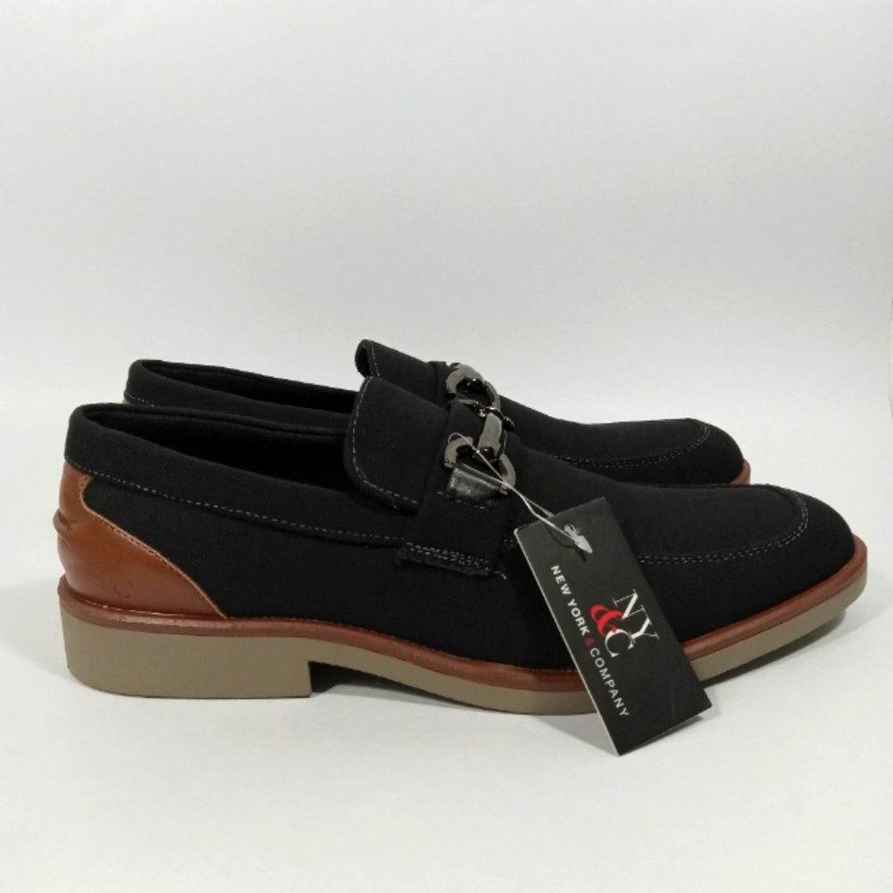 NEW YORK and COMPANY Dwayne Loafers Shoes in Black Size 9.5 M *NWT